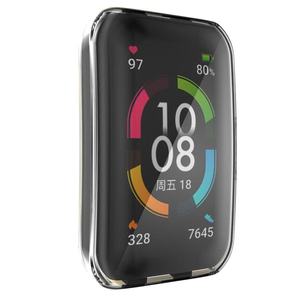 Watch Screen Protector Universal Flexible TPU Watch Screen Full Coverage Case for Honor Band 6 for Huawei Band 6 7 6Pro Transparent
