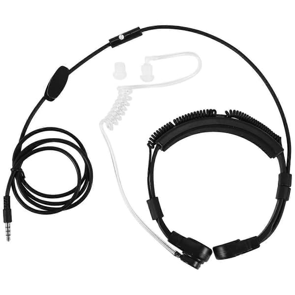 3,5 mm-kontakt Halsmikrofon Headset med halsmikrofon for smarttelefoner
