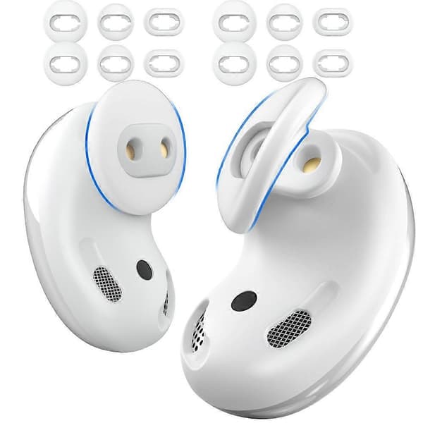 Til Samsung Galaxy Buds Live Silikonehætte Erstatningsøreprop (i alt 6 par, 2 par hver i L / M / S)