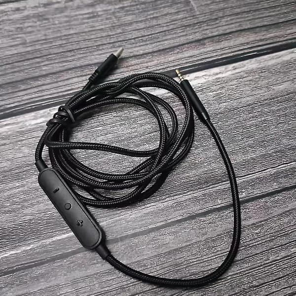 USB C til 2,5 mm han-kabel til QC25/QC35/QC35II/QC45 hovedtelefonkabel med mikrofon