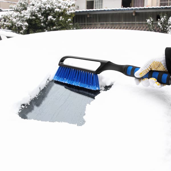 Ice Scraper with Cotton Grip, Long Handle, Snow Brush, Winter Snow Shovel