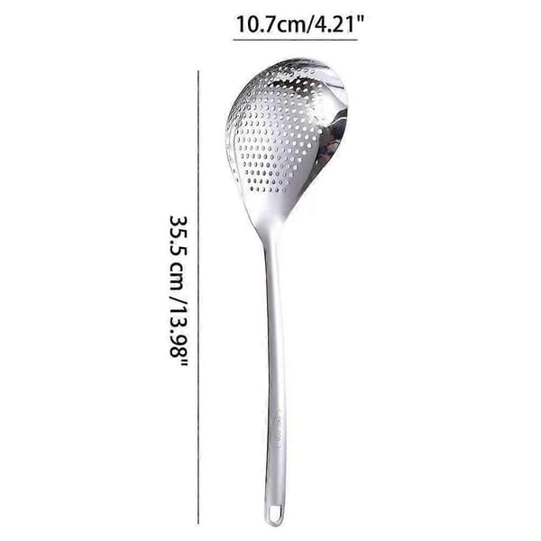 Stainless Steel Colander Efficient Scooping Quick Liquid Drainage Easy Rinsing and Cleaning