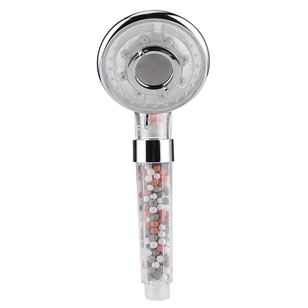 LED Negative Ion Shower Head Handheld Water Saving Pressurized Hand Shower Bathroom Accessories