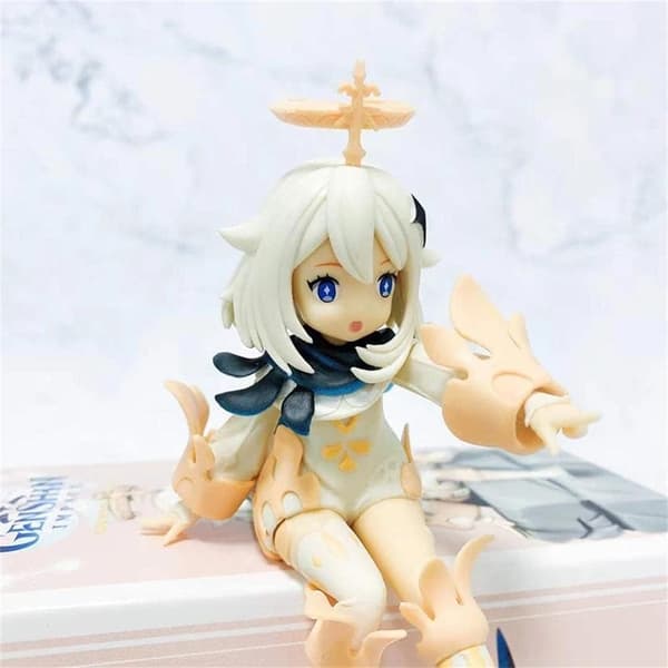 Genshin Impact Paimon Tegneseriefigur 13cm PVC Anime Figurmodel