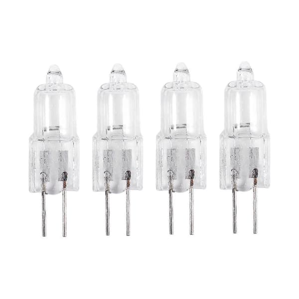 12V 20W 2-pin G4 Base Halogen Bulb 4-pack Warm White 12 12
