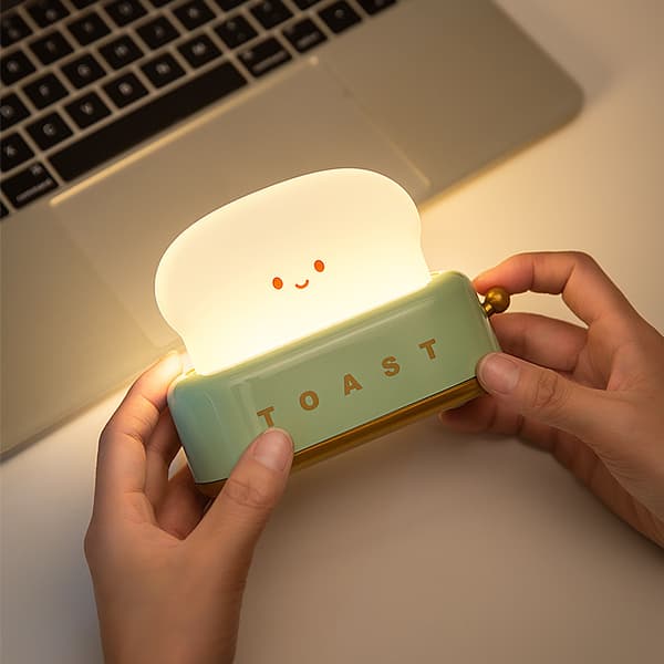Cute Night Light, Dimmable LED Night Light, Rechargeable Desk Lamp