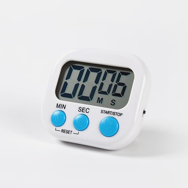 2-pakke Digital Kjøkkentimer, Store Tall, Høy Alarm, Magnetisk