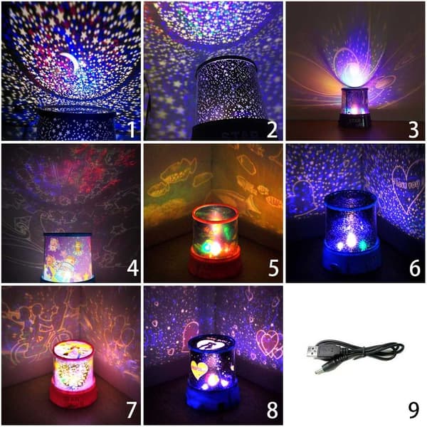 LED Galaxy Light -tähtiprojektori 3 3