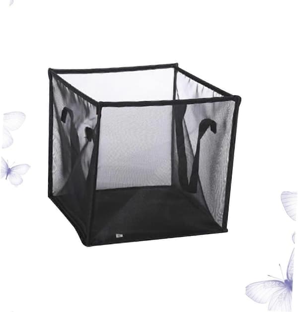 1 pc Foldable Laundry Basket Foldable Laundry Hamper Laundry Storage Bag Mesh Laundry Basket Underwear Storage Organizer