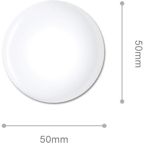 Cabochonglass til smykkefremstilling 50 mm 25 stk