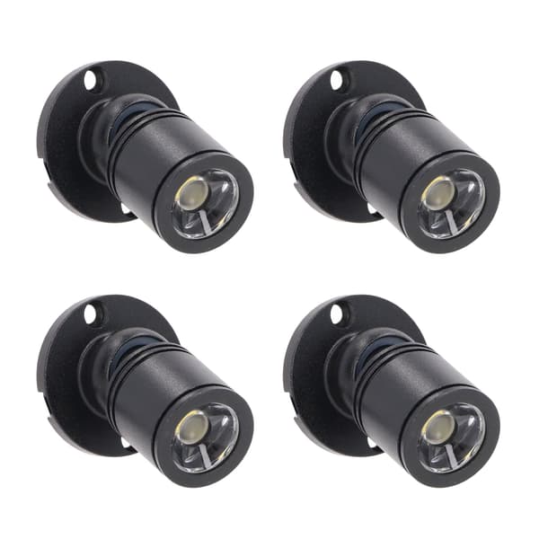 5V USB mini spotlight dæmpbar LED spotlight til udstilling af smykkeskabe veranda entré (en til fire) sort varmt lys