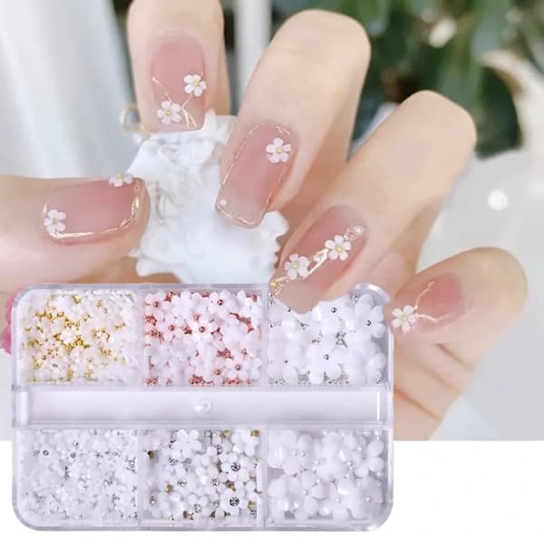 3D Blomsternagelpynt