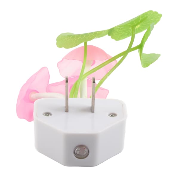 Mushroom Night Light Cute Light Control Night Lamp for Bedroom Nursery US Plug 110‑240V