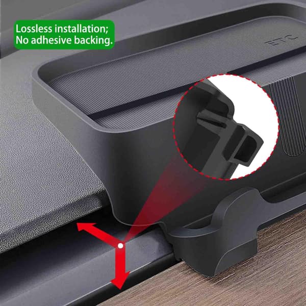 Kompatibel Tesla Model Y Model 3 Dashbrettrom Organizer Telefonholder Solbrillefeste kompatibel Tesla Interiørtilbehør