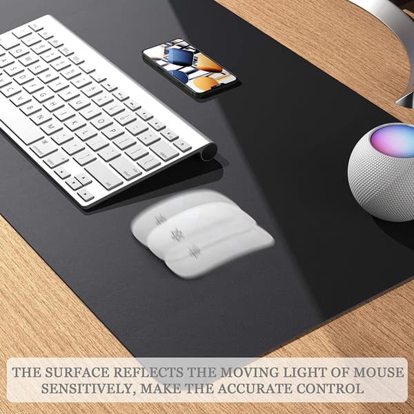 Non-slip desk pad, mouse pad, waterproof desk, black