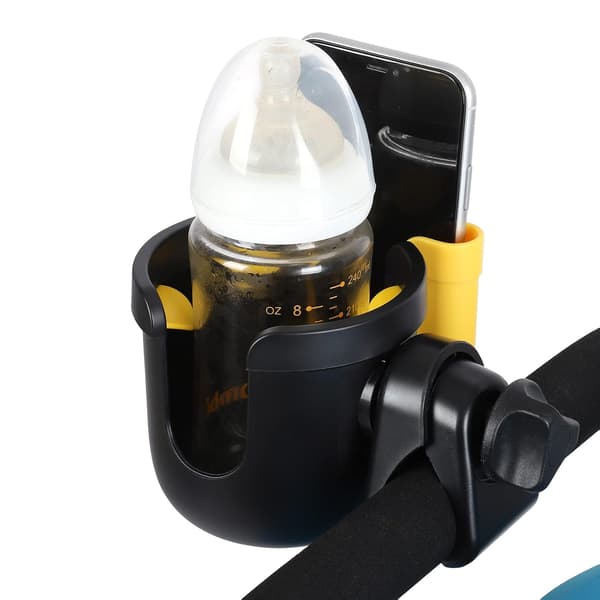 Barnevognkoppholder med telefonholder, sykkelkoppholder, 2-i-1 DXGHC