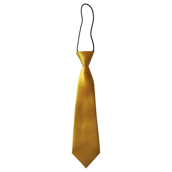 Elastisk slips Ingen lille slips GULD guld