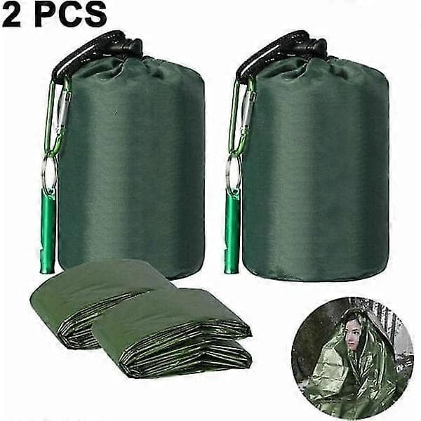 Emergency Sleeping Bag with Paracord, Ultralight Waterproof Thermal Survival Blanket for Camping