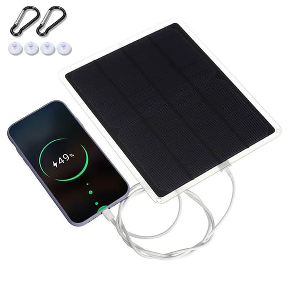 Solcelleoplader - 20W