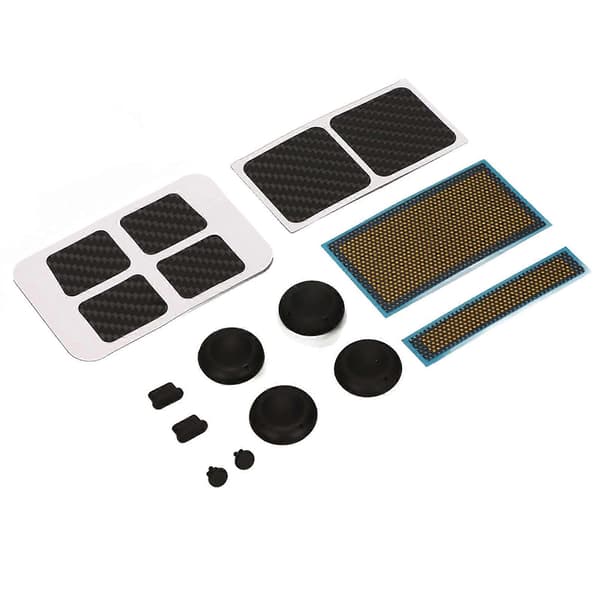 Gaming Console Protective Kit Stickers Dust Cover Dust Plug Joystick Cap Gaming Console Skin Protection Set for Steam Deck