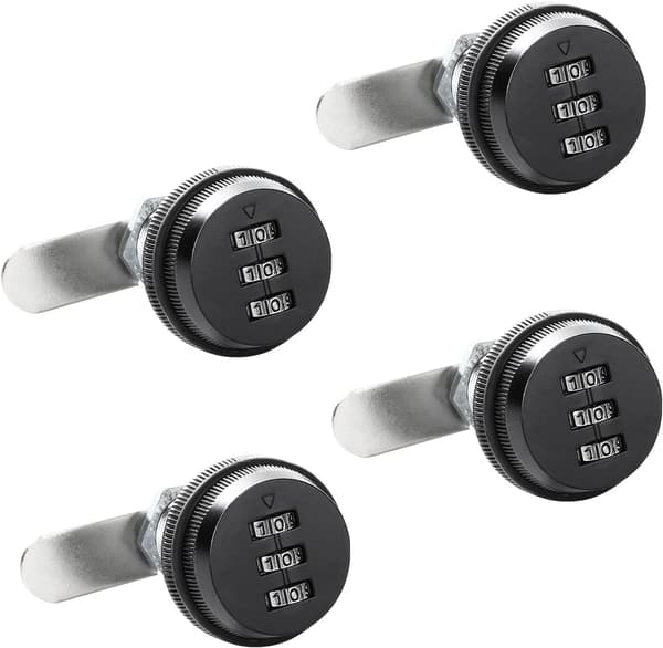 4-pak kombinationskamlås 1-1/8 tommer cylindrisk kombination C
