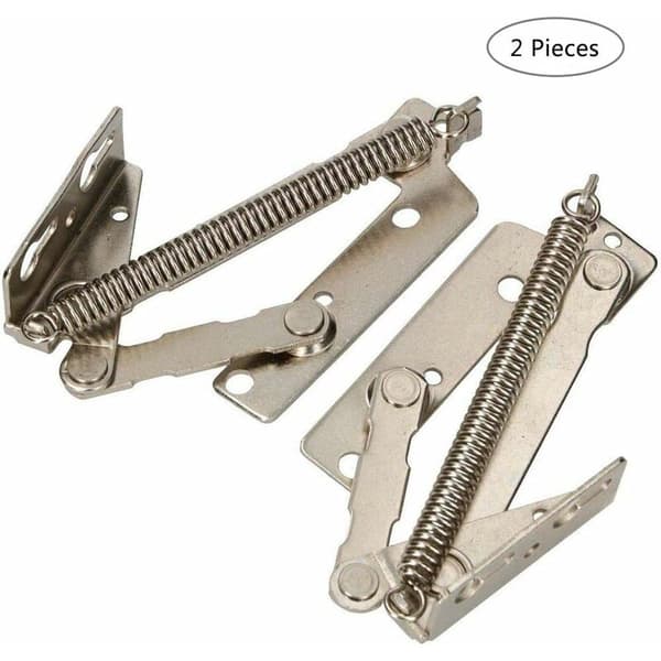 Spring Hinge, 2 Pcs Door Spring Hinges with Spring, Cabinet 80 Degree Hinge for Kitchen Cabinet Door, Cupboard, Cabinet Hardware -XS5-