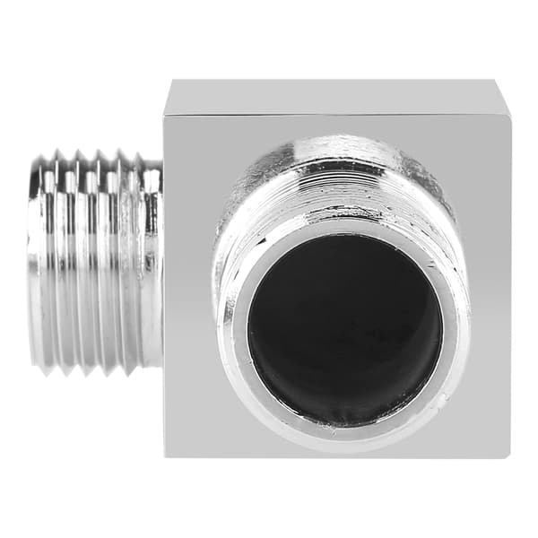 Solid Brass Chrome Finish Square Hand Shower Outlet Angle Valve Concealed Wall Mounted