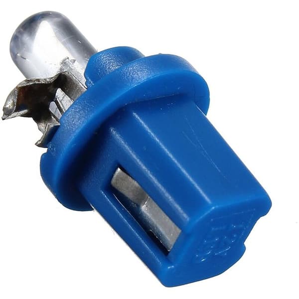 10x LED-instrumentpanelmåler B8-5D T5-lampe med BLÅ støtte TUNING bil