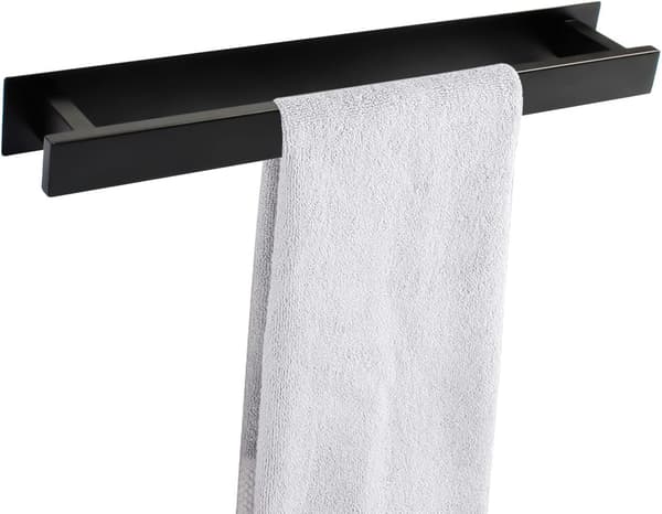 Håndklestativ, 40 cm 304 rustfritt stål baderomshåndklestativ, selvklebende, ingen boring nødvendig, høy bæreevne,