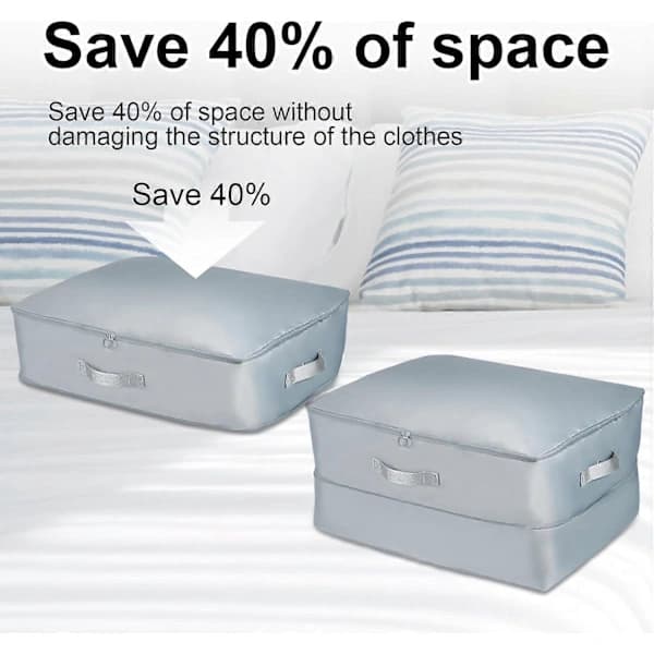 Self-Compressing Organizer, Extra Large Compression Bags with Zipper