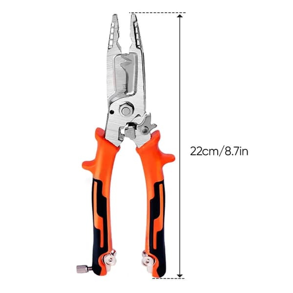 Heavy Duty Cable Cutter Adjustable Multi-function Wire Stripping Tool for Wire Repair Tongs tongs