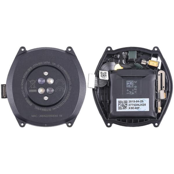 For Huawei Watch GT 46mm FTN-B19 KOMPATIBEL Bakside Komplett Montering Med Batteri