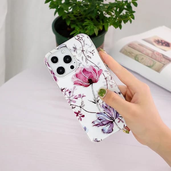 Elektrobelagt Mykt TPU-deksel til iPhone 15 Pro Max