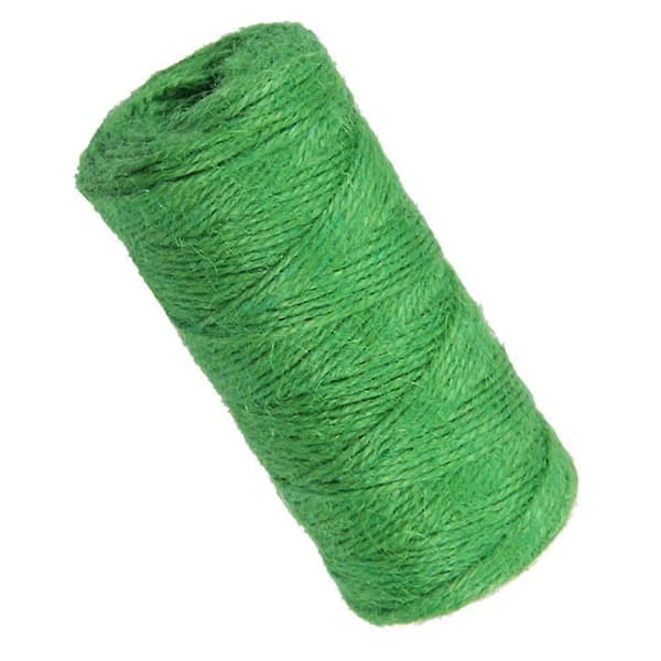 100m Jute Twine 2mm String DIY Craft Gift Wrapping Twisted Rope Green
