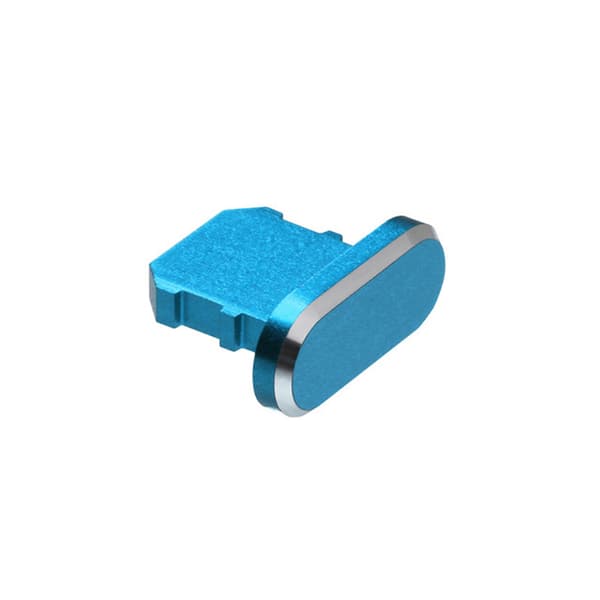 (Dark Blue) 4 Dust Plugs Compatible with iPhone 11, 12 Dust Plug Charging Port Protector Compatible with iPhone 11, 12, Pro, Max/X/XS/XR, 7, 8 Plus, iPad Mini/Air