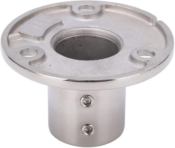 Handledare Rund Bas, Rostfritt 316 Stål Handledare Beslag För 25mm/1 \"(90) Rör