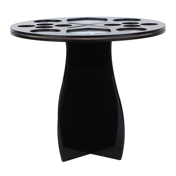 Makeup Brush Drying Rack 14 Holes Multifunctional Makeup Brush Holder for Makeup Black