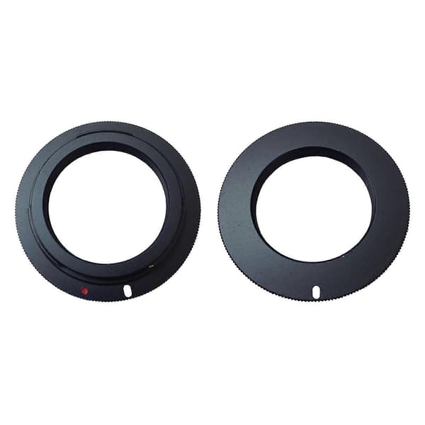 Objektivfatningsadapter, Sort M42-objektiv til CANON EOS DSLR-adapter, passer til CANON EOS EF