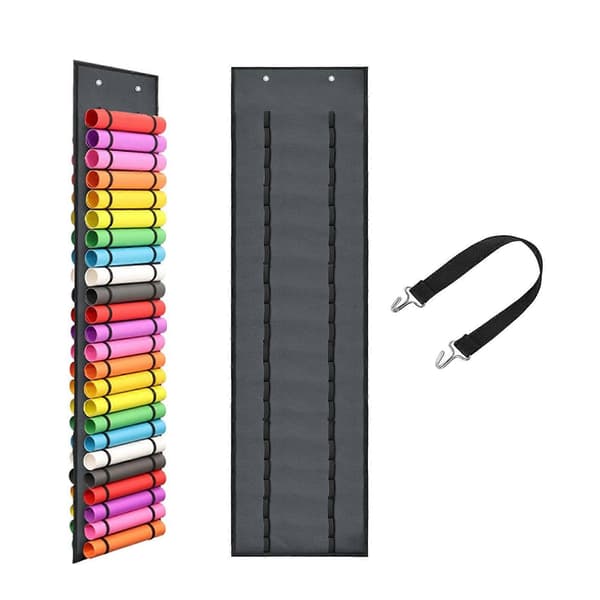 Vinyl Roll Holder with 48 Slots, Vinyl Roll Storage Organizer Wall Craft Room and Storage Gr