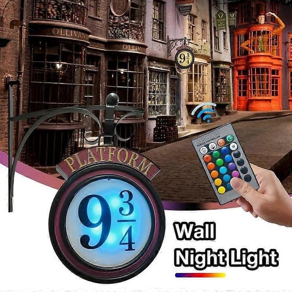 Harry Potter Hanging Night Light 9 3/4 Wall LED Light Decoration Lamp For Kids