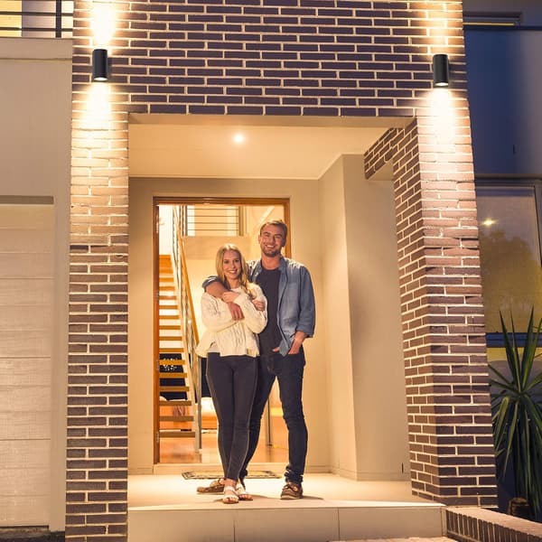 Moderni musta LED-seinävalaisin sisä- ja ulkokäyttöön, seinäspotti, moderni valaistus