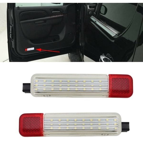 2 st LED-dörrpanellampor för 1997-2000 & C/K-serien Pickup 15021518 15021517