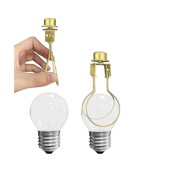 Lampshade Holder Adapter Kit Includes Top Finial And Lampshade Leveler To Keep Lampshade Stable Gold