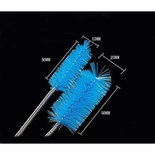 2 Pcs Aquarium Brushes Double Head for Air Line Pump Cleaning