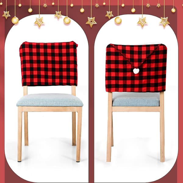 6 stk. julestolrygger Julestoltrekk Hatt B