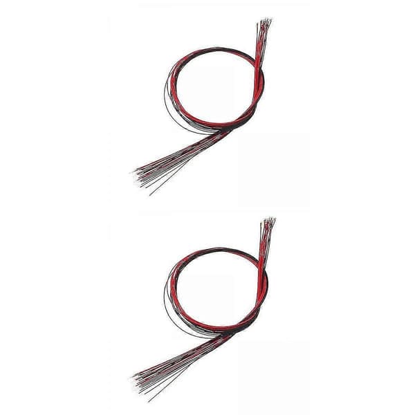 40 stk. modelljernbane kablet LED-lampe mini arkitektur modelljernbane scenedekor