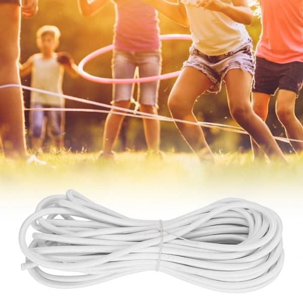 6 mm 10 m / 32,8 fot rund elastisk snodd för sömnad av kläder -FA- 0.4