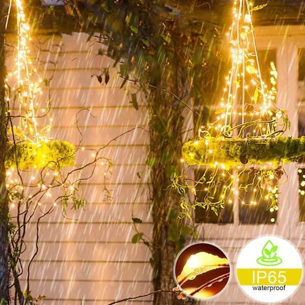 2x2m 200 LED IP65 Vedenkestävä valoverho sisä- ja ulkokäyttöön PZCC