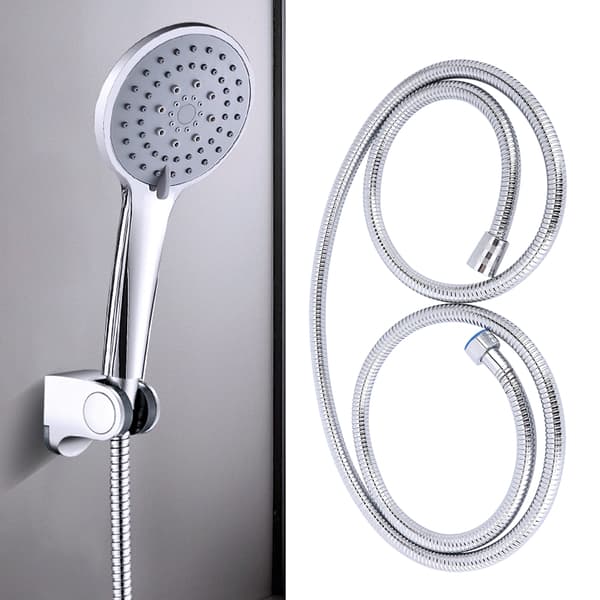 2m G1/2in Thread Stainless Steel Galvanized Shower Hose Home Bathroom Bath Accessory