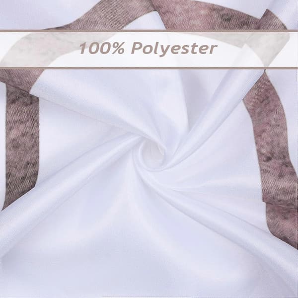 Boho Leaf Modern Shower Curtain, Washable Bathroom Curtain